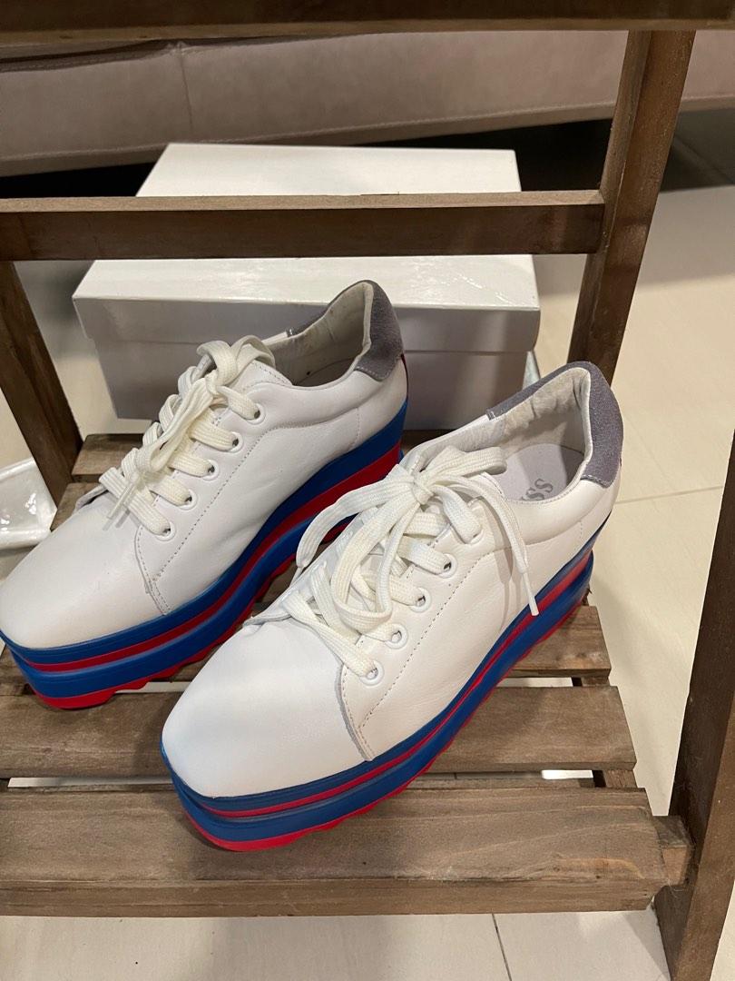 Funky red clearance shoes