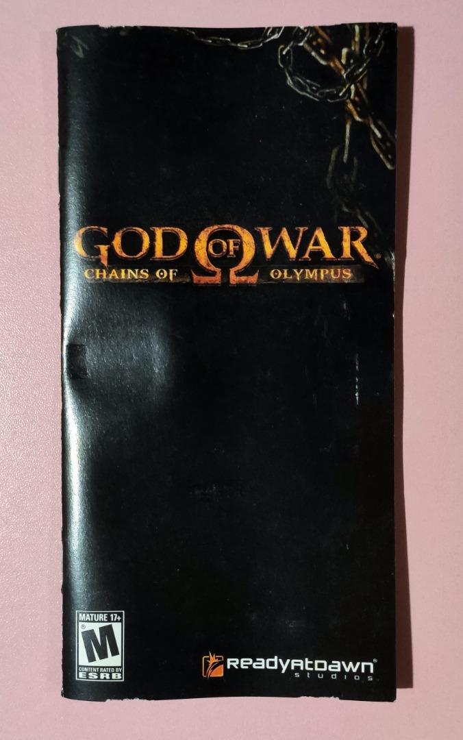 God of War Chains of Olympus - [PSP Game] [ENGLISH Language] [CIB /  Complete in Box]