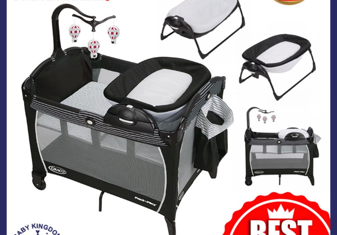 Graco pack and play playpen, Babies & Kids, Baby Nursery & Kids Furniture, Cots & Cribs on Carousell