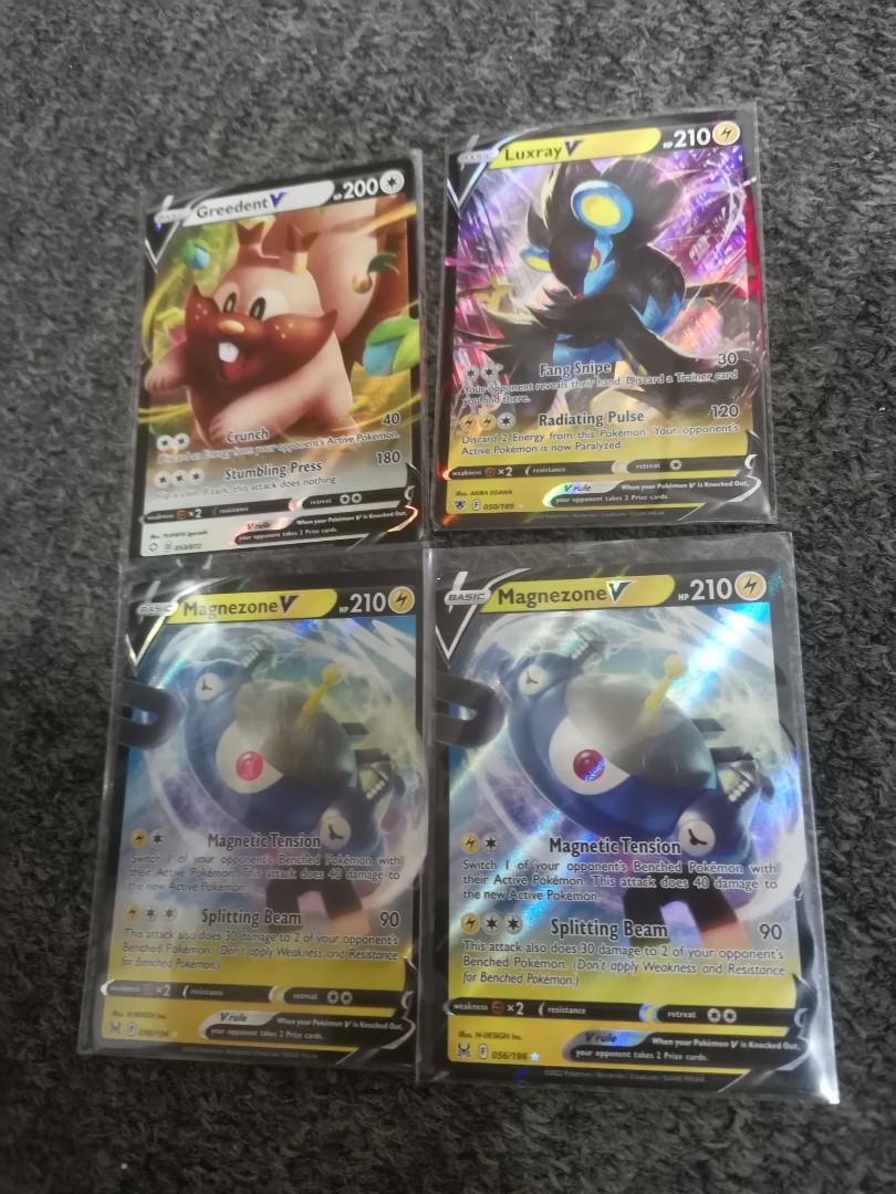 Greedent Luxray Magnezone V Pokemon Cards Hobbies Toys Toys Games On Carousell Greedent Luxray Magnezone V Pokemon Cards Hobbies Toys Toys Games On Carousell