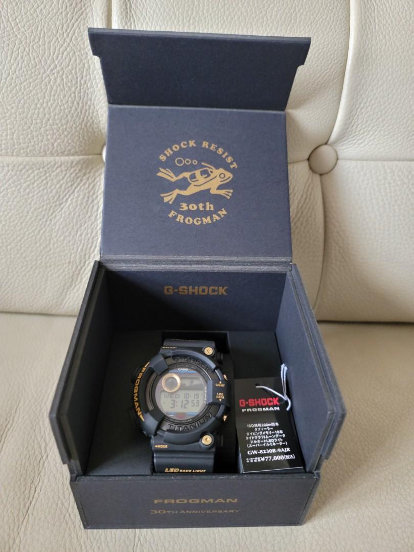 G-Shock Frogman GW-8230B-9AJR Frogman 30週年記念版, 名牌, 手錶