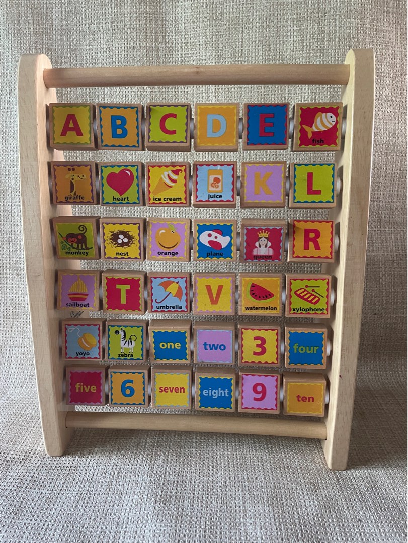 Hape alphabet abacus hotsell