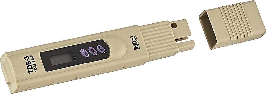 HM Digital TDS-3 Handheld TDS Meter With Carrying Case, 0-9990 ppm TDS ...