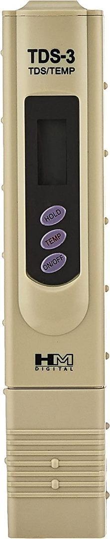 HM Digital TDS-3 Handheld TDS Meter With Carrying Case, 0-9990 ppm TDS ...