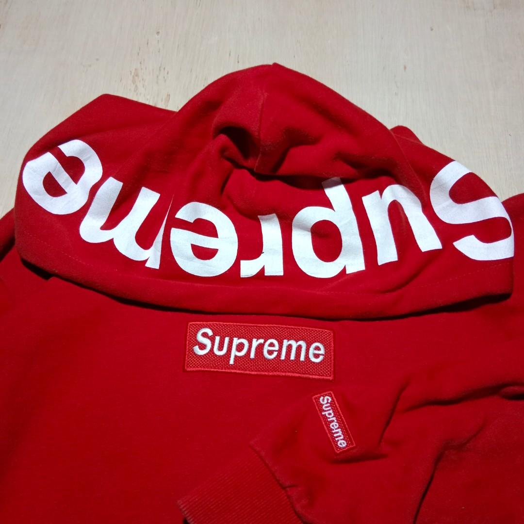 Supreme big sales box logo hoodie