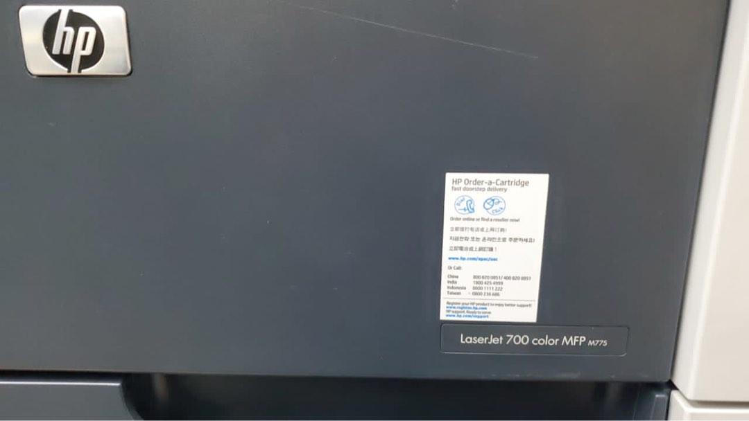 Hp Laserjet 700 color MFP M775, Computers & Tech, Printers, Scanners ...