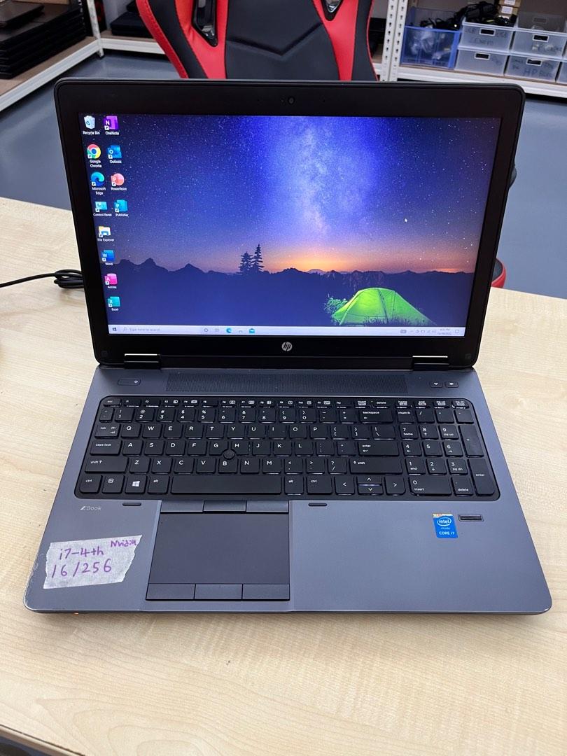 Hp Zbook i74 16gb ram 256gb Ssd 15inch FHD screen webcam Laptop