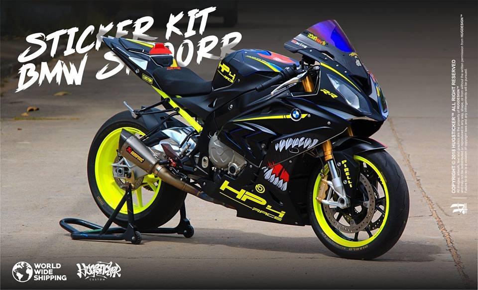 S1000RR 2015 2019 SHARK BMW HUGSTICKER Decals Sticker Kit High