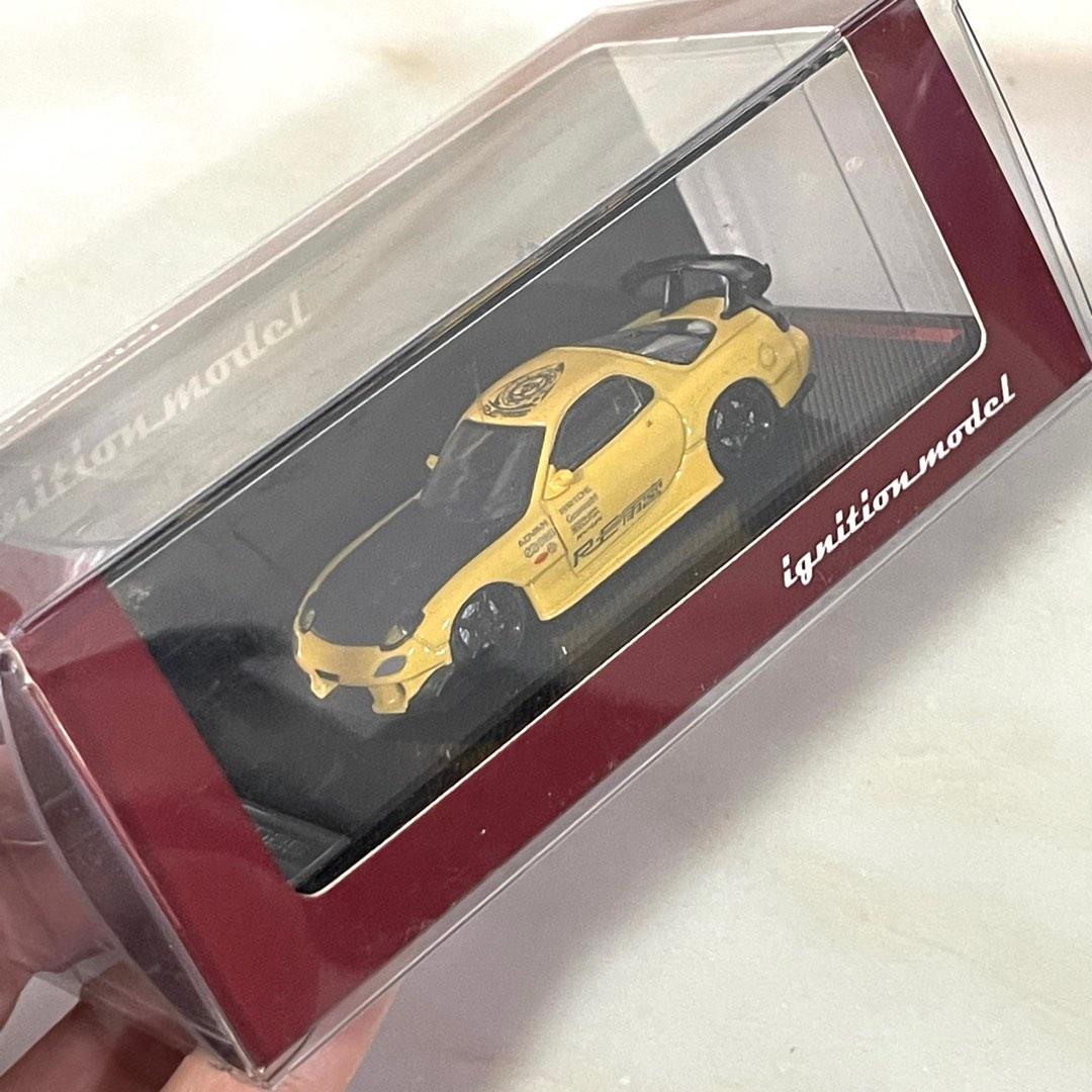 Ignition Model 1/64 Mazda RX7 FD3S RE Amemiya Yellow, Hobbies & Toys ...
