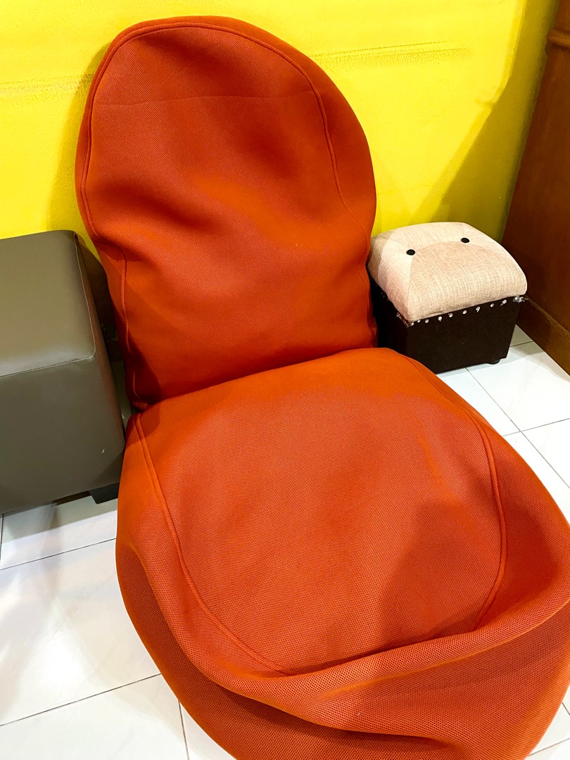 IKEA Bussan Orange Bean Bag, Furniture & Home Living, Furniture, Sofas