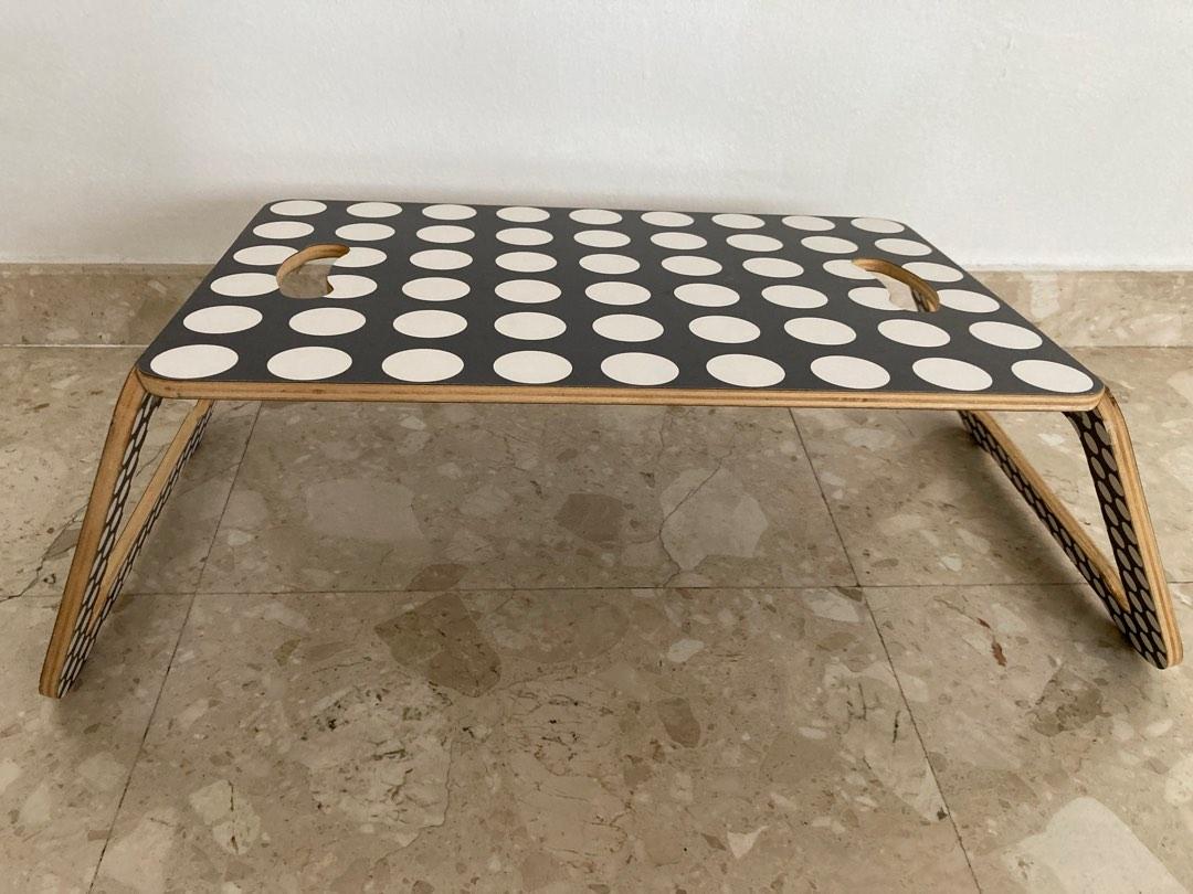 IKEA foldable portable small bed tray table, Furniture & Home Living, Furniture, Tables & Sets