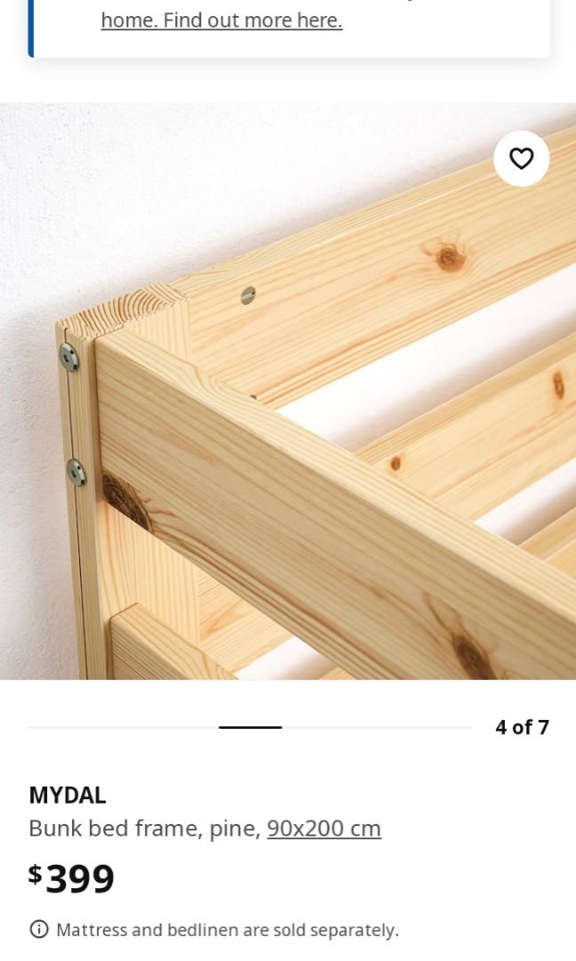 Ikea kids Bunk Bed, Furniture & Home Living, Furniture, Bed Frames