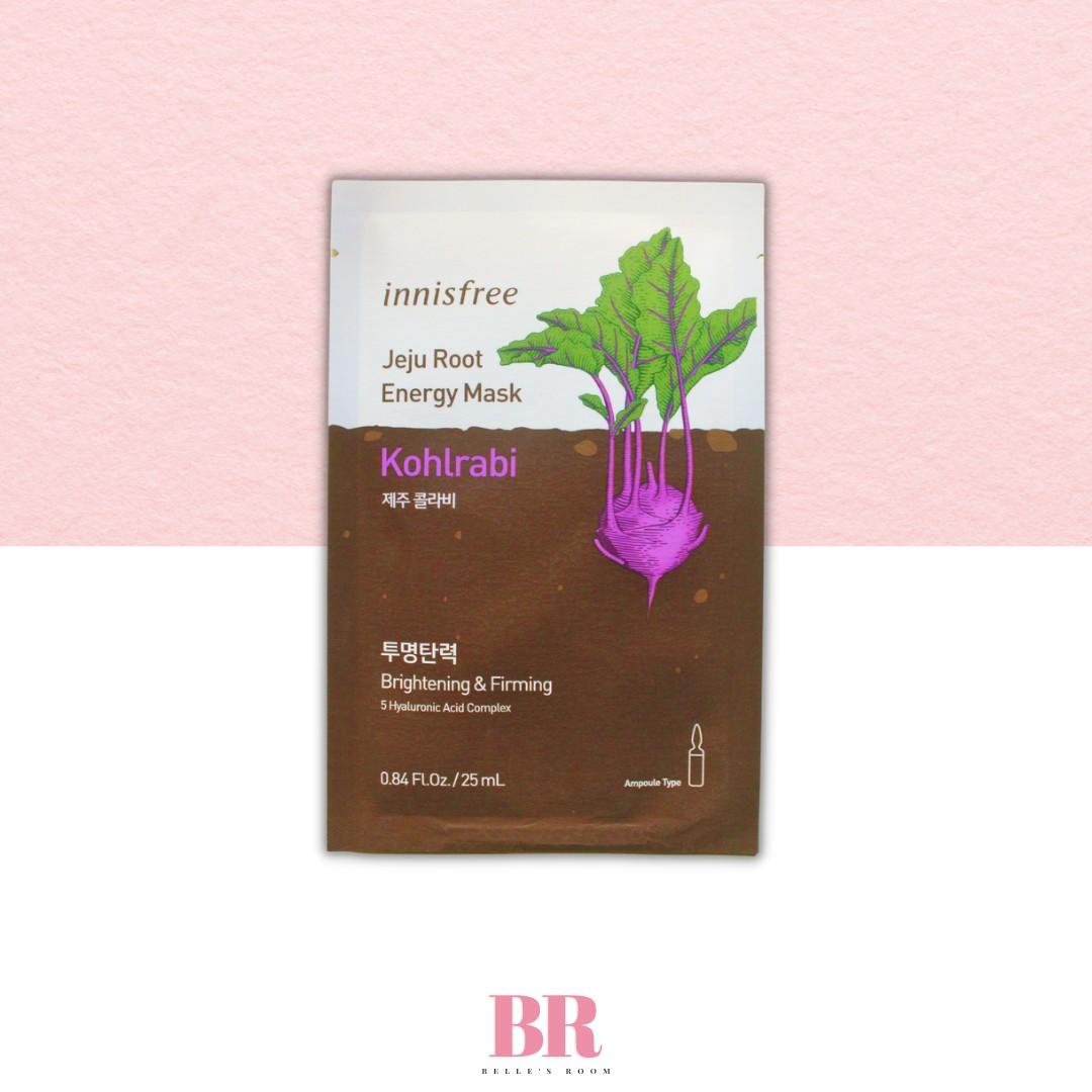 INNISFREE Jeju Root Energy Mask Kohlrabi (Korean Facial Mask), Beauty & Personal Care, Face