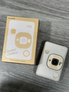 Instax Mini Liplay Beige Gold Limited Edition, Photography 