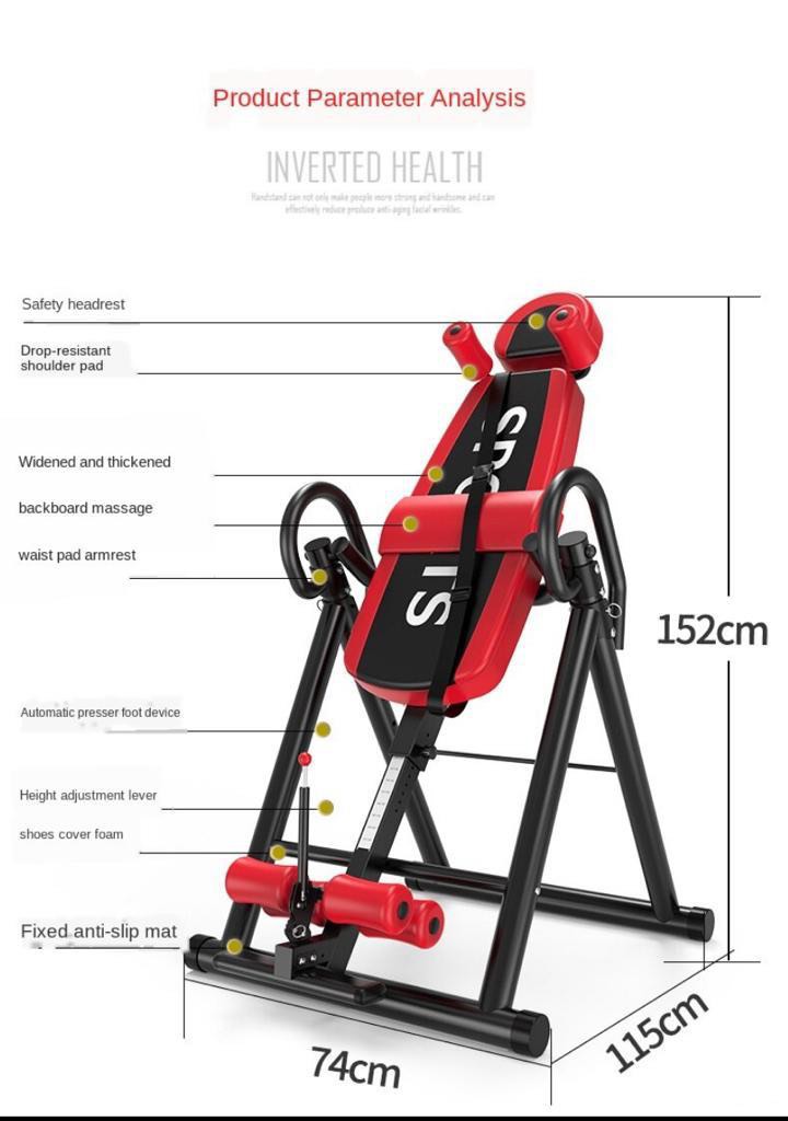 Inversion Table, Sports Equipment, Exercise & Fitness, Toning ...
