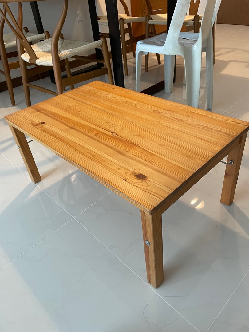 Japanesestyle Folding Low Table, Furniture & Home Living, Furniture