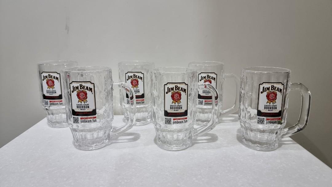 Jim Beam Mug (Category: Other Kitchenware & Tableware) located in Binangonan. Submitted by caaaris (Listing ID 1191613792, Image 1). Description: Jim Beam Mug 6 pcs Height: 13.5 cm Comes with the original packaging/box Unused condition In mint condition except for the box.
