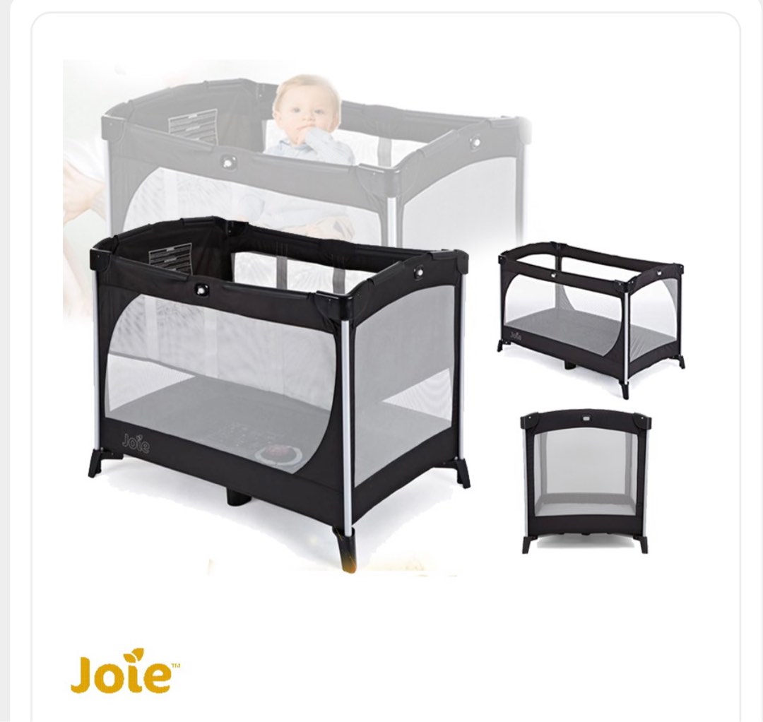 Joie allura travel sales cot with bassinet