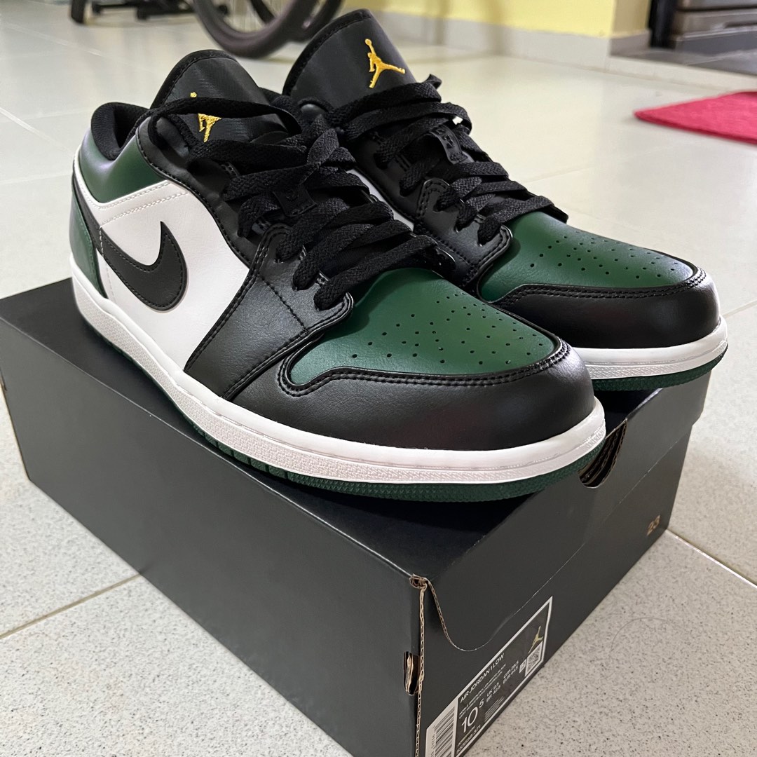 Air jordan 1 high green toe online
