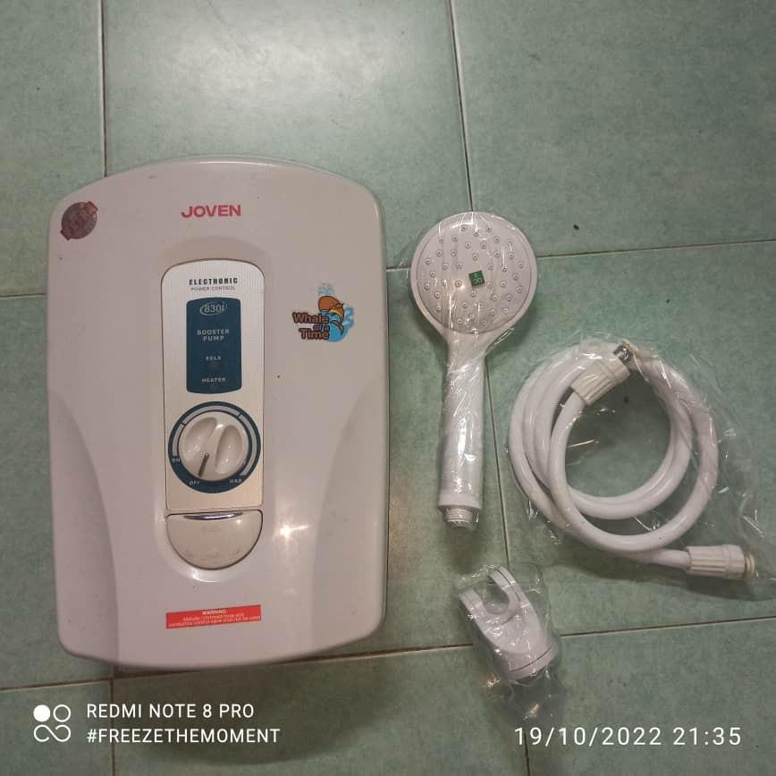Joven 850i water heater with pump, Furniture & Home Living, Bathroom