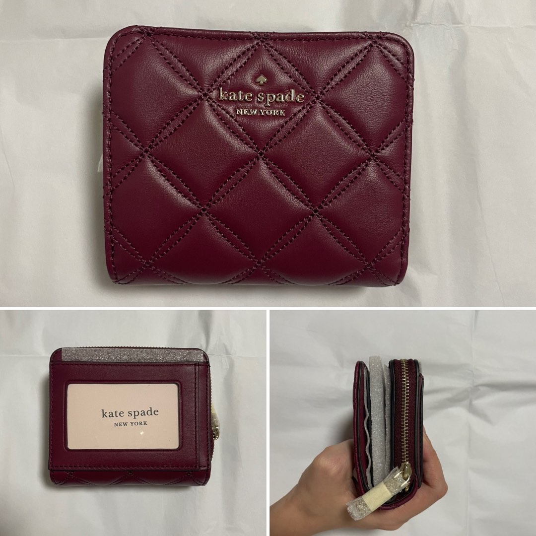 Kate Spade Natalia Small Zip Around Wallet, Women's Fashion, Bags