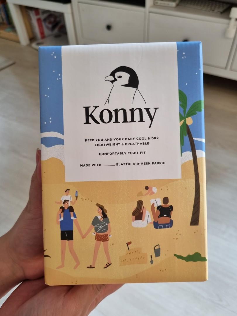 Konny baby carrier summer Charcoal XL, Babies & Kids, Going Out, Carriers & Slings on Carousell