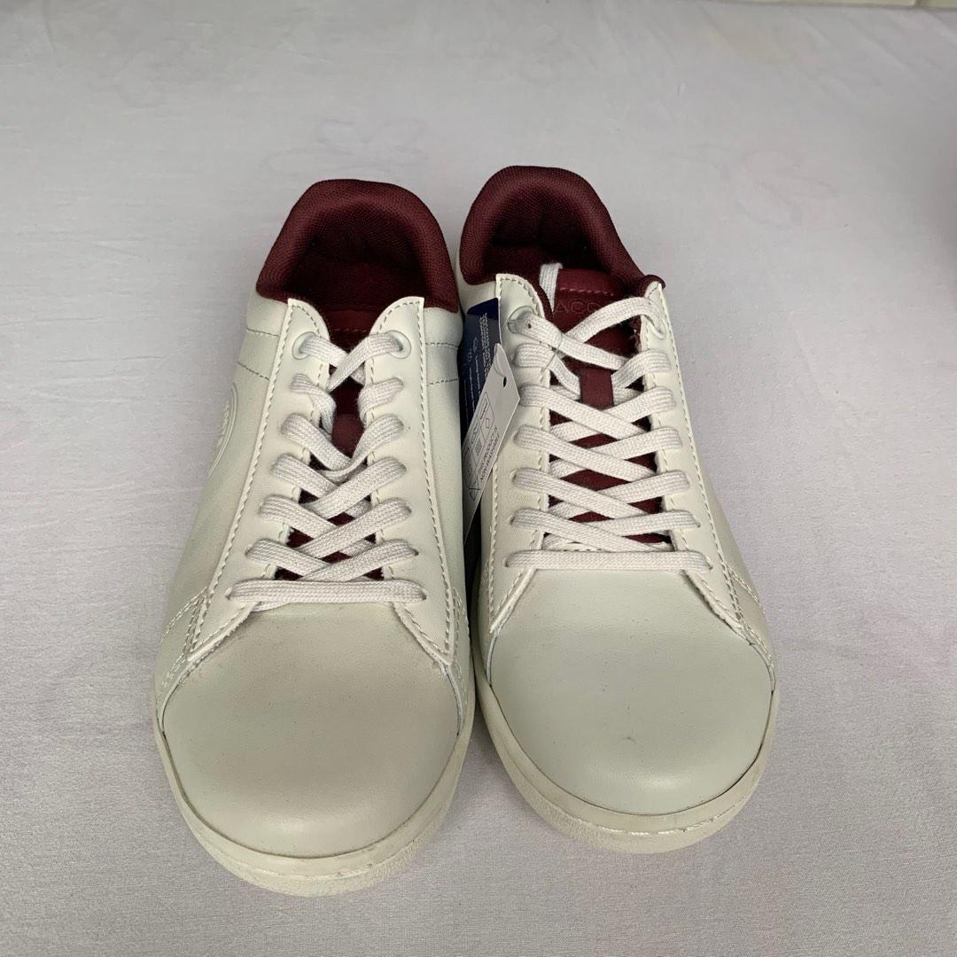 Lacoste Carnaby Evo 418 Leather Sneakers w Maroon
