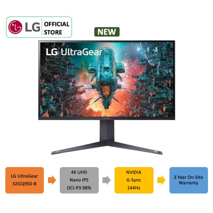 LG 32GQ950 Ultragear UHD (3840 x 2160) Nano IPS Gaming Monitor with 1ms  (GtG) Response Time