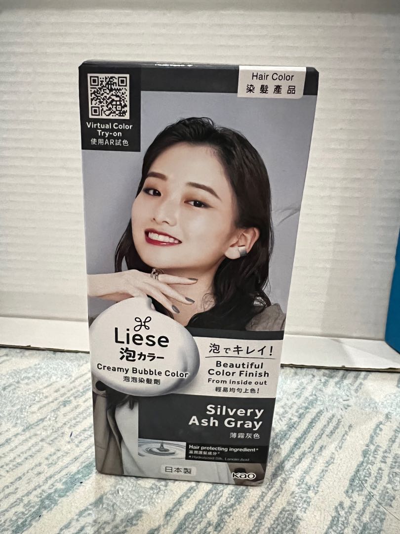 liese creamy bubble color (silvery ash gray), Beauty & Personal Care, Hair on Carousell