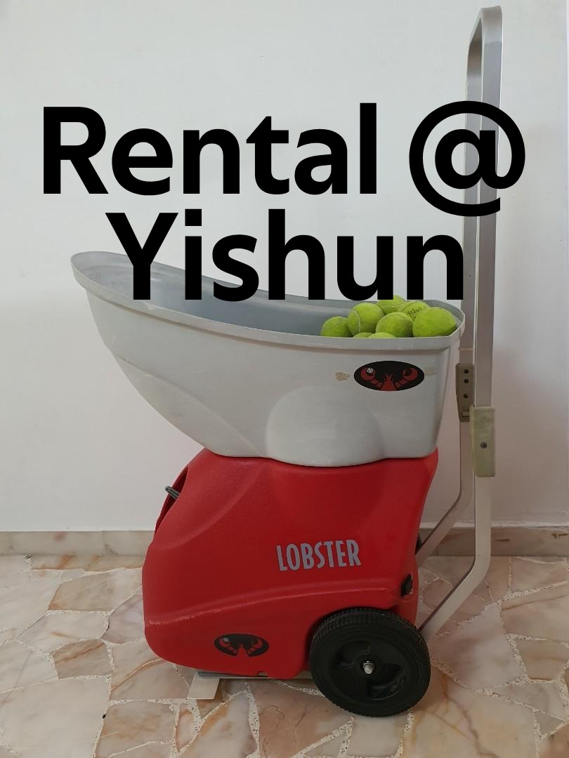 Lobster Tennis Ball Machine Rental (YISHUN), Sports Equipment, Sports