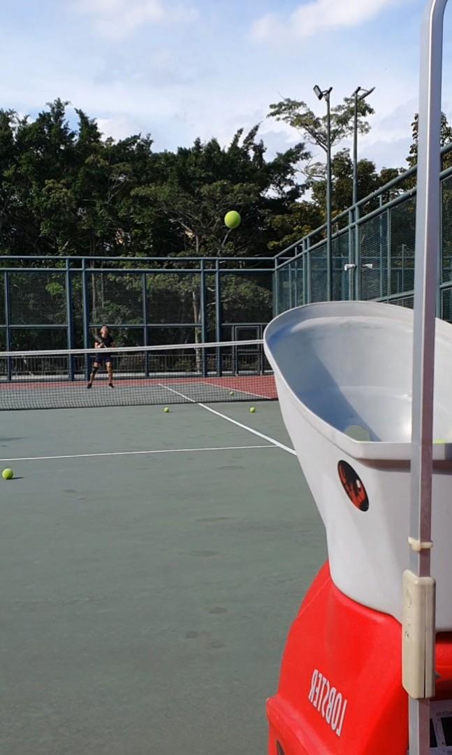 Lobster Tennis Ball Machine Rental (YISHUN), Sports Equipment, Sports