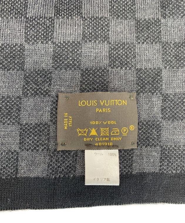 Buy LOUIS VUITTON muffler 401910 wool 100% gray [USED] from Japan