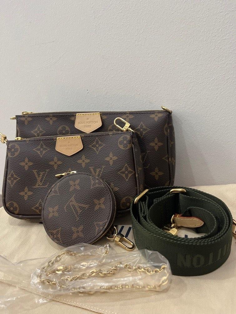 Louis Vuitton Cream Monogram Empreinte Leather Multi Pochette Accessories  Louis Vuitton | The Luxury Closet