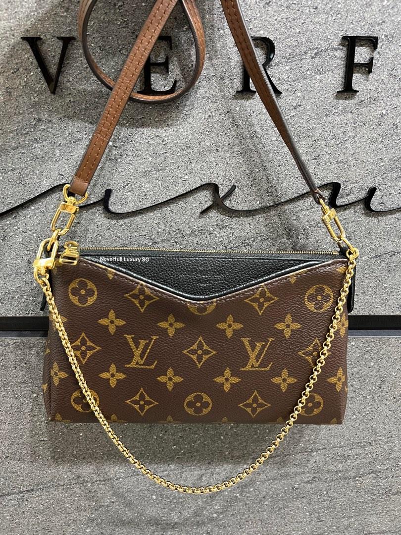 Louis Vuitton Pallas Clutch Noir