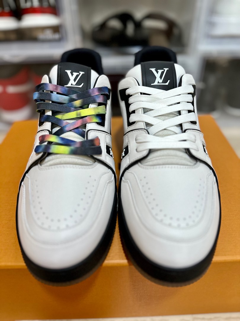 Louis Vuitton, Shoes, Gently Used Lv Trainer Sneakers In Graphite
