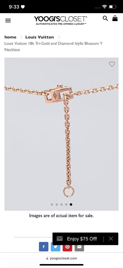 Louis Vuitton Silver White Sweet Monogram Charm Bracelet - Yoogi's Closet