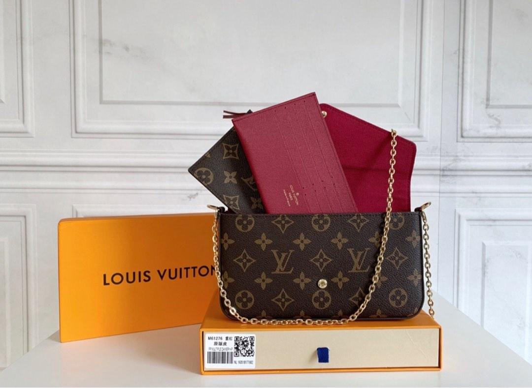 Replica Louis Vuitton M61276 Pochette Felicie Chain Wallet Monogram Canvas  For Sale
