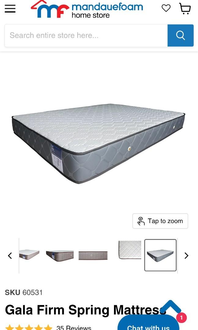 Mandaue Foam Gala Firm 9" Full size (54x75) Spring Mattress, Furniture