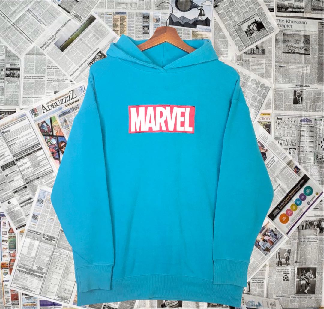 Marvel box deals logo hoodie