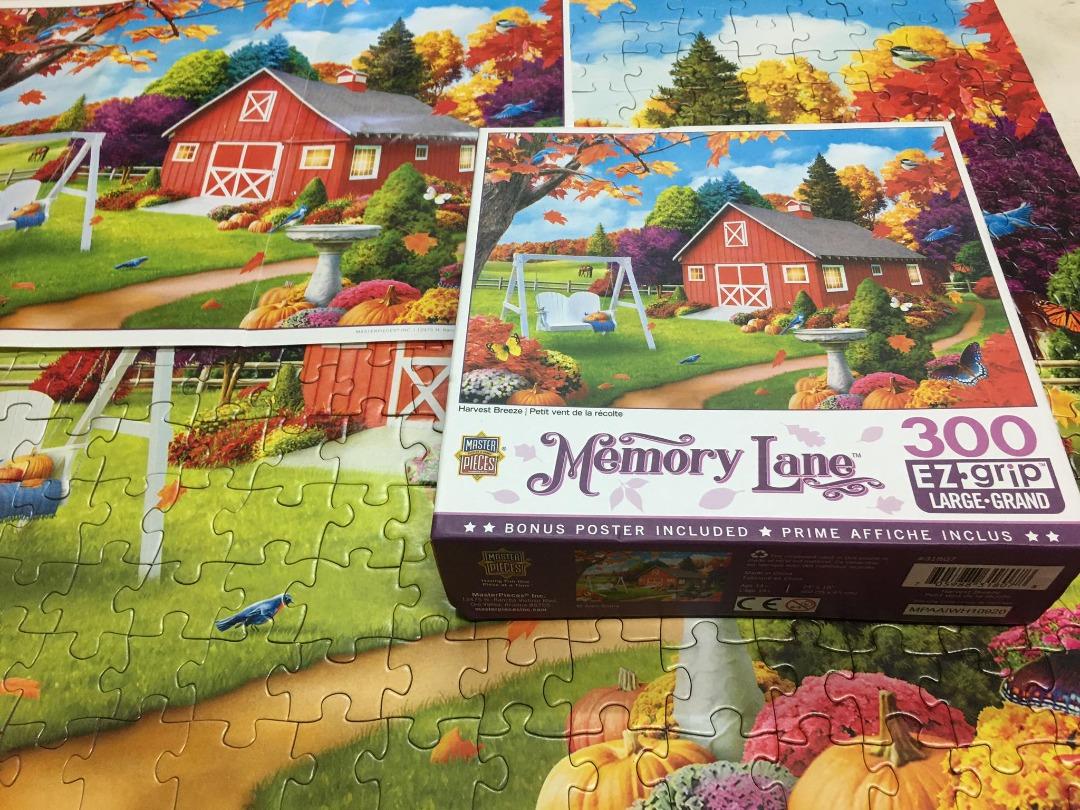Master Pieces Memory Lane Harvest Breeze Puzzle Collection 300