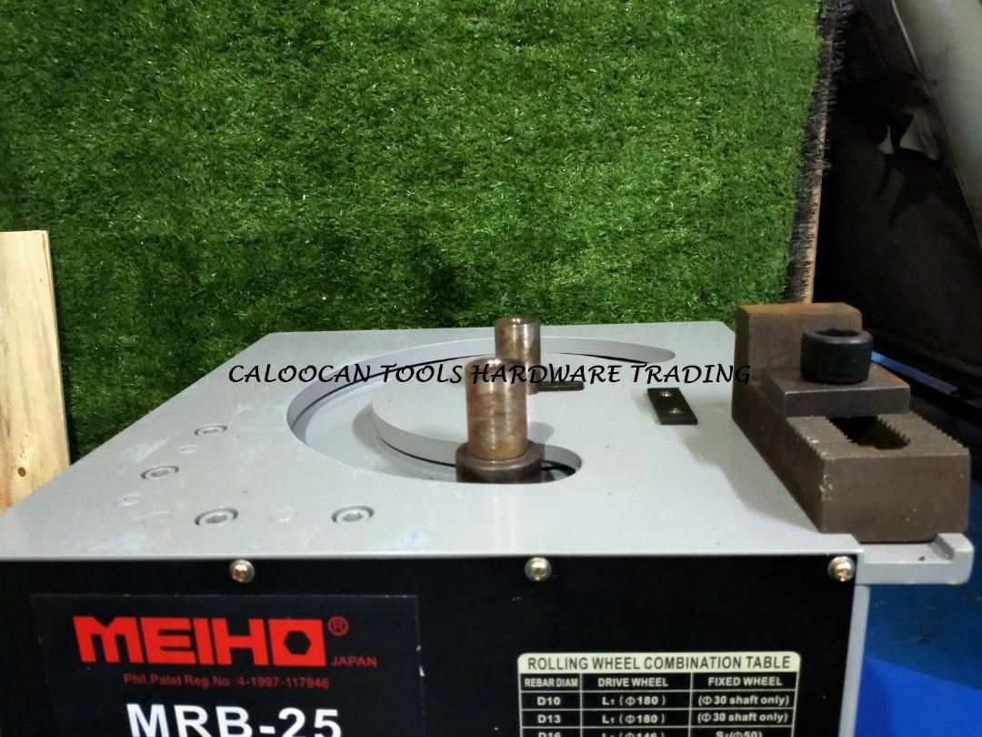 MEIHO Japan 25mm 1600W Rebar Bender / Rebar Bending Machine (MRB-25 ...