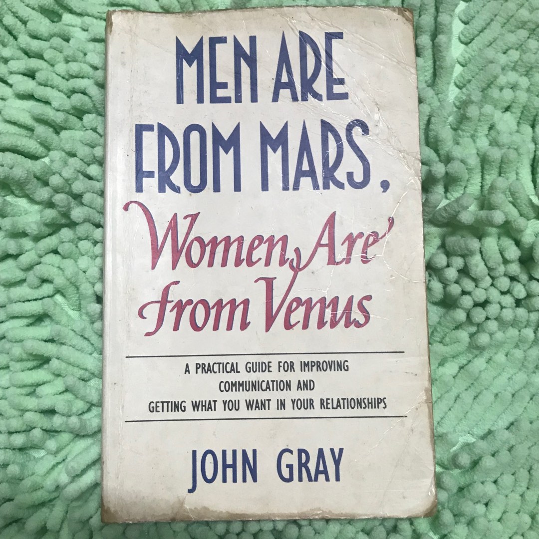 Men are from Mars, Women are from Venus by John Gray, Hobbies &amp; Toys ...