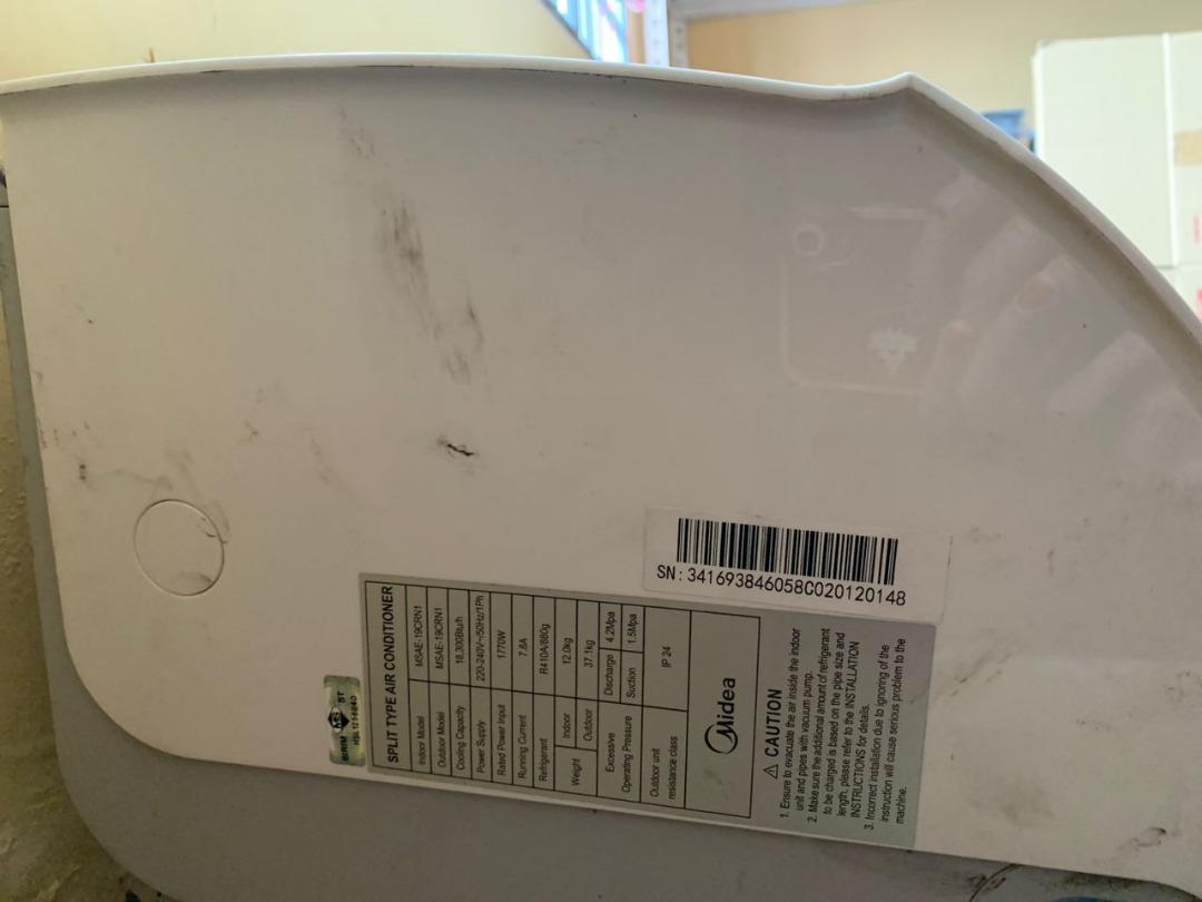 MIDEA Air Conditioner (5168 kWh), TV & Home Appliances, Air