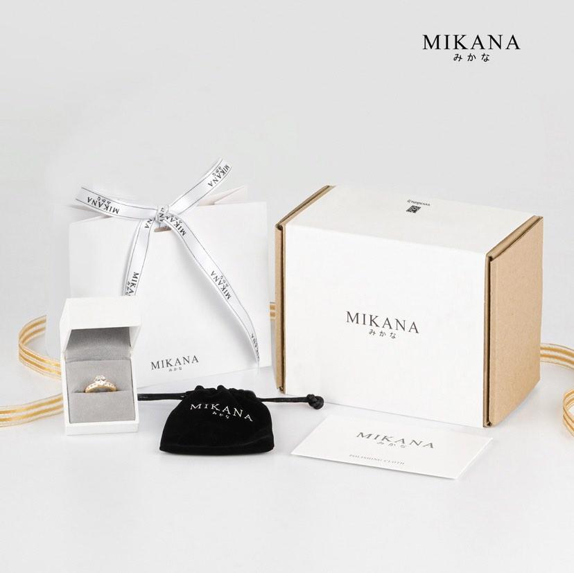 Mikana Valentines Promise Ring 18k Gold Plated Etanaru Ring Accessories For Women  fashion korean free shipping sale japanese rings gift box