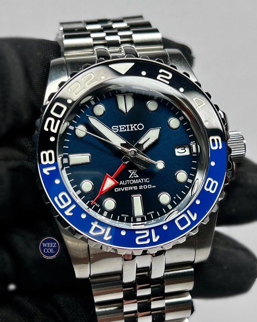 Skx007 Sne435 Bezel Insert CT057 Double Dome Sapphire Crystal SRP