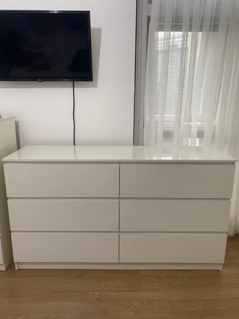 Move out Sale IKEA KULLEN 6 drawer dresser white