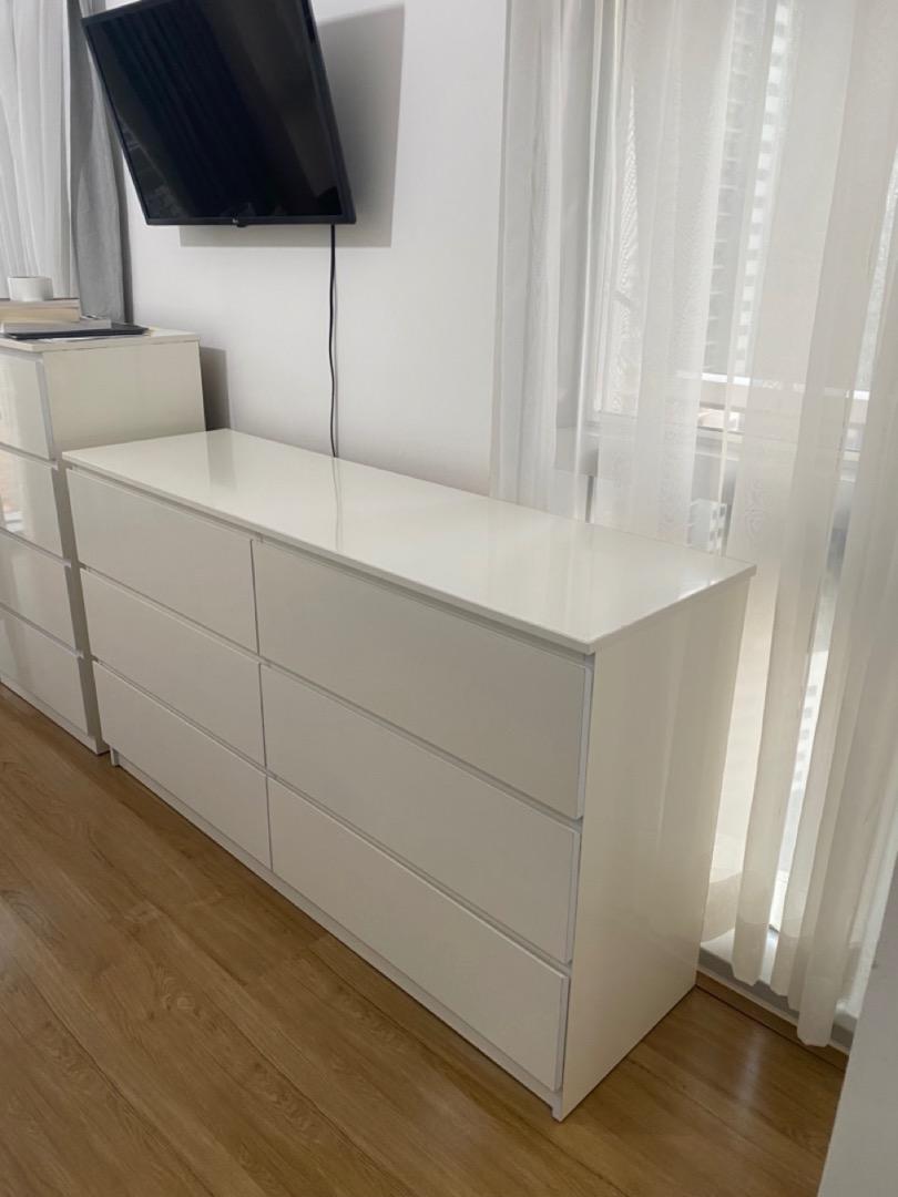 Ikea kullen on sale dresser white