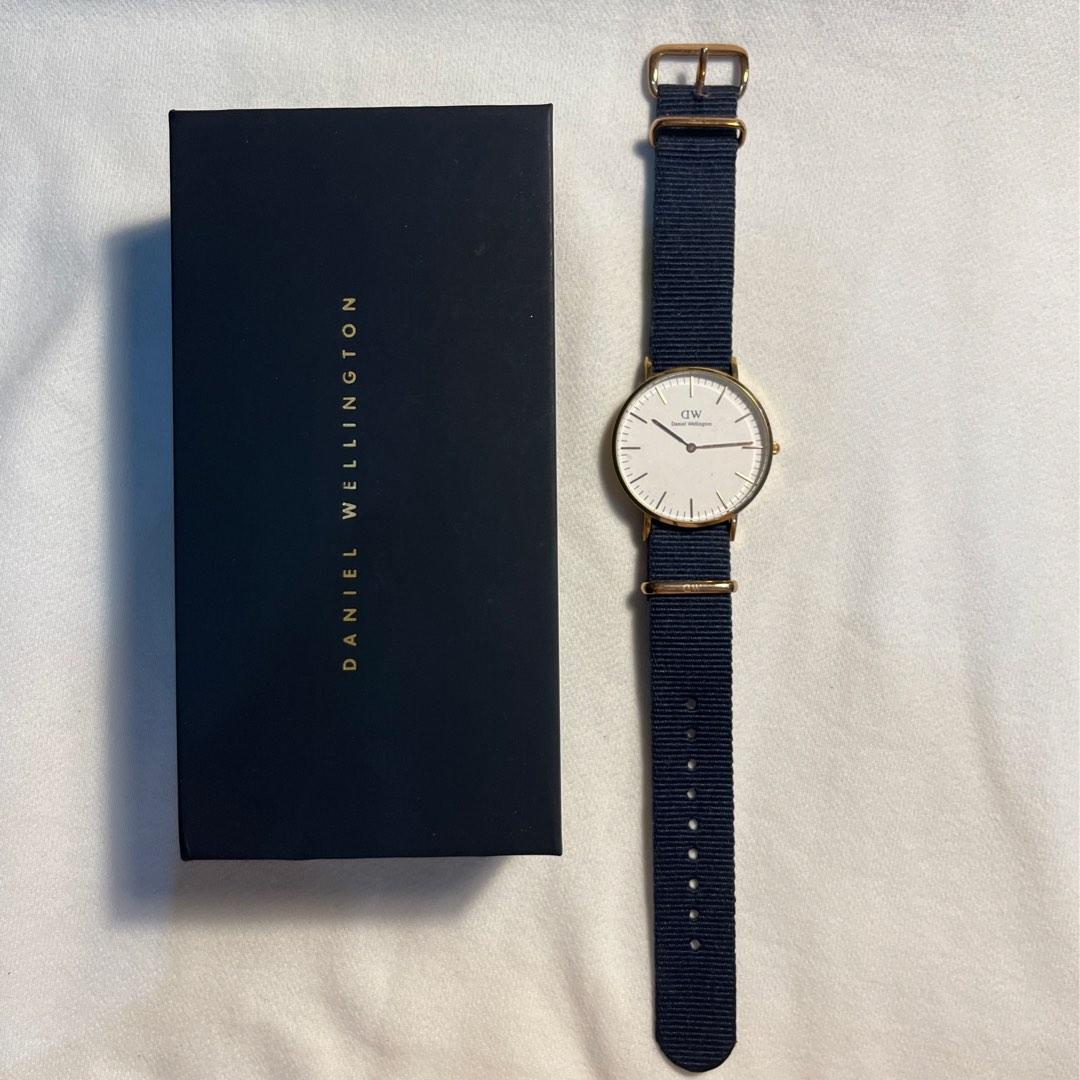 Daniel wellington navy blue sale