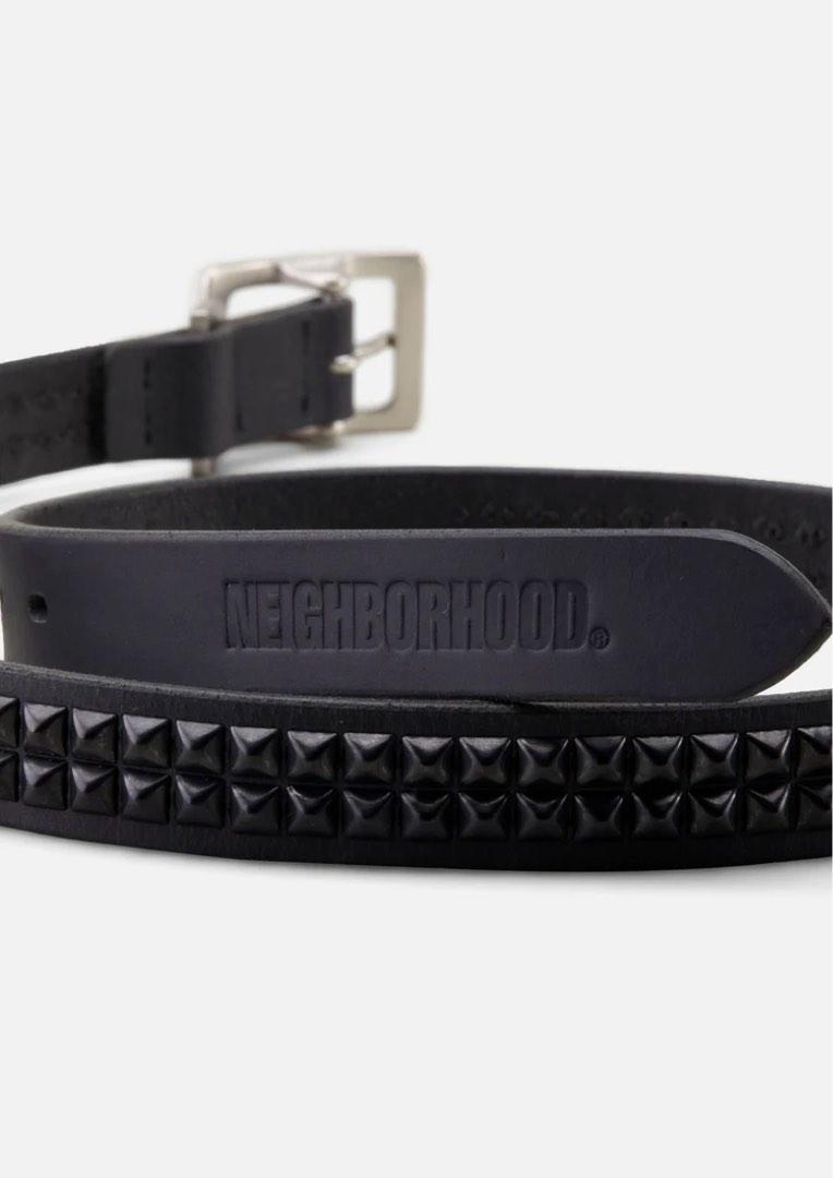 本日のタイムセール - ホットプレート / ホット Belt Studs Triple NEIGHBORHOOD . ｜レザーベルト CL 小物