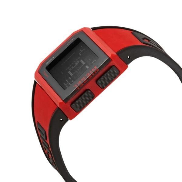 Red and online black diesel watch